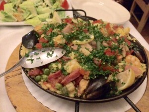 New Orleans is influenced by a blend of cultures including Spain. We visited a Spanish restaurant known for paella and garlic soup. So delicious! 